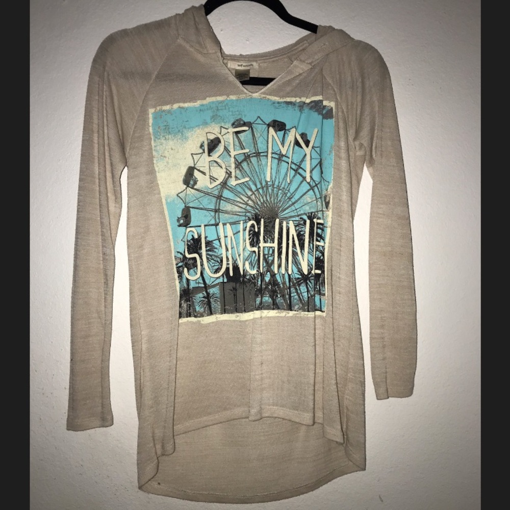 Beige Thin Hoodie
